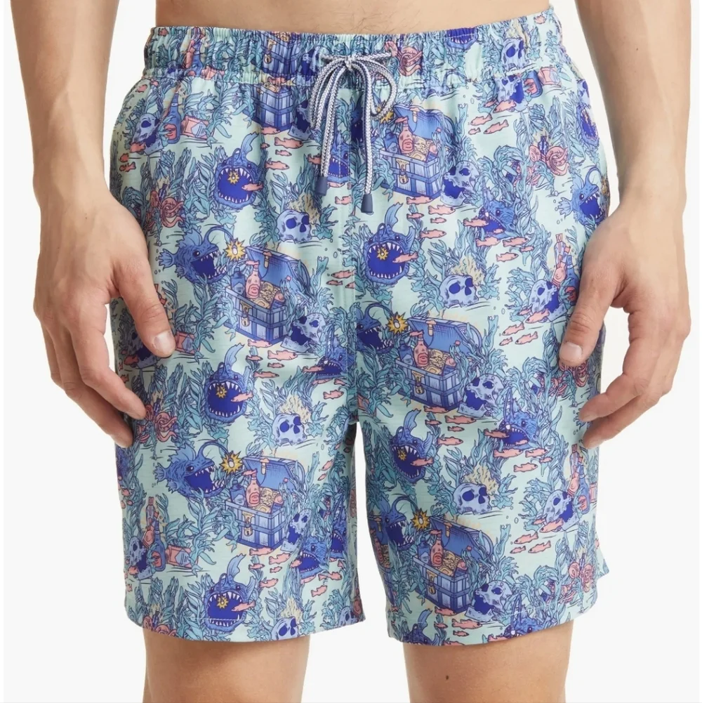 Peter Millar Seaside Lit Up Swim Trunk